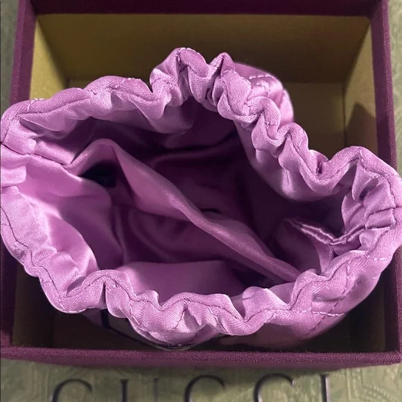 Gucci Burgundy Gift Box with Gold Logo